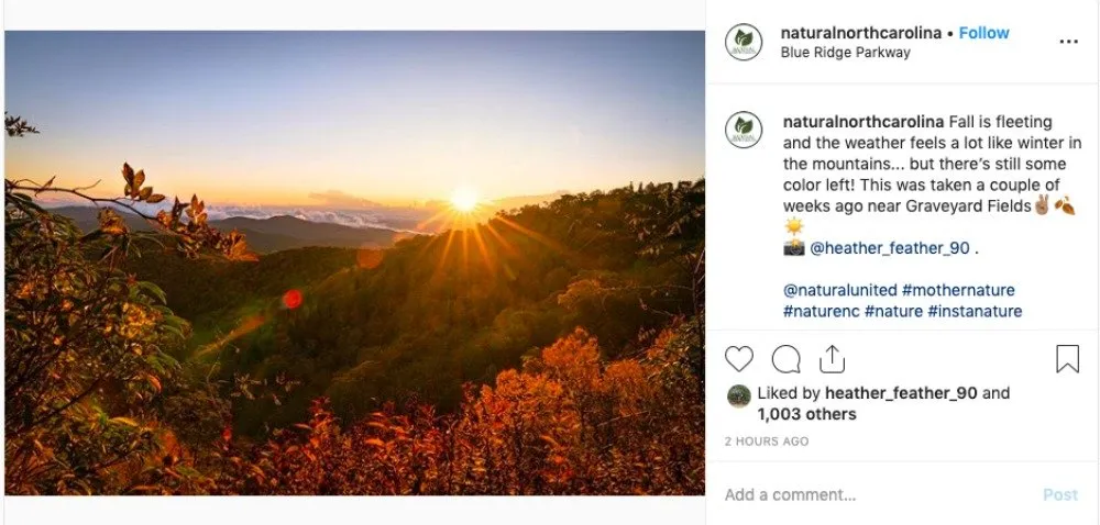 hashtags Instagram nature