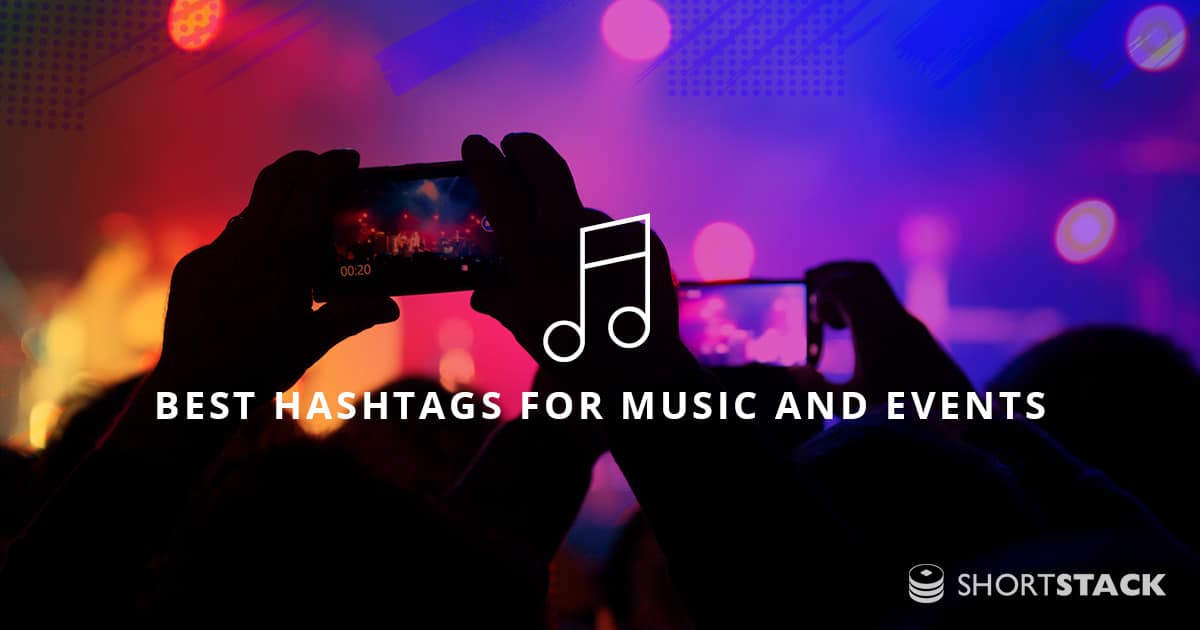 Best music hashtags