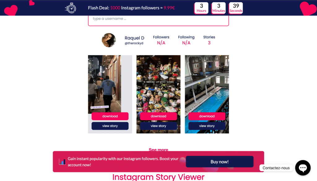 View and download an Instagram story anonymously