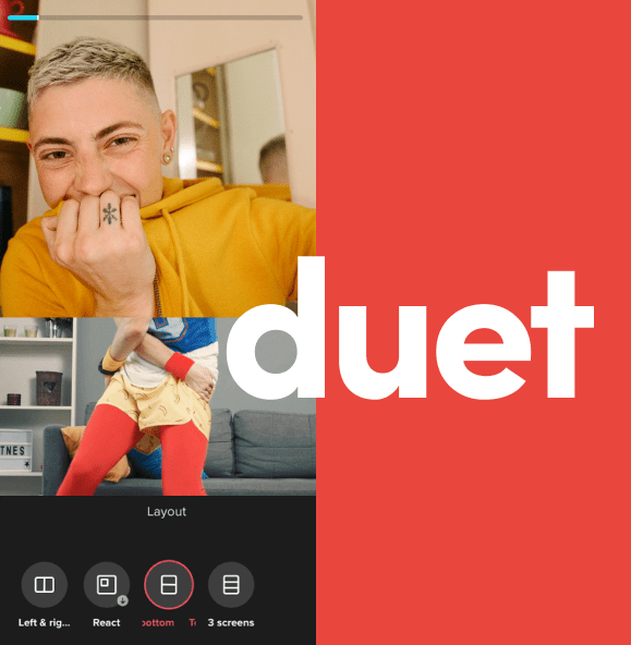 The Duet feature Tiktok