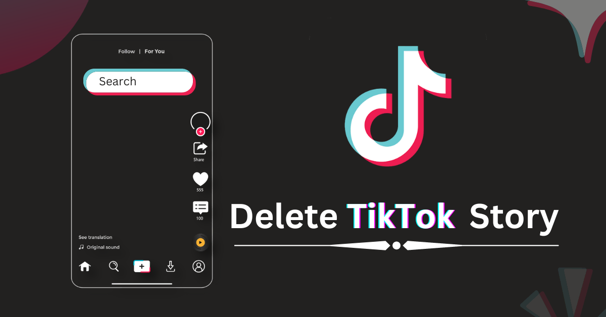 How do I delete a TikTok story?