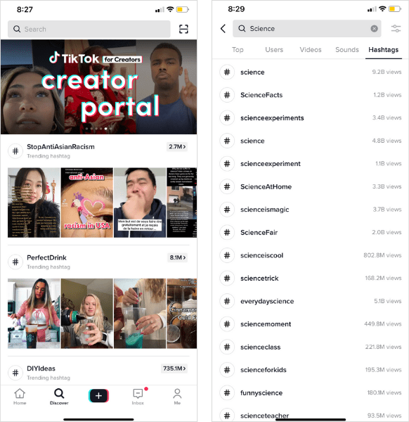 Create an account on TikTok